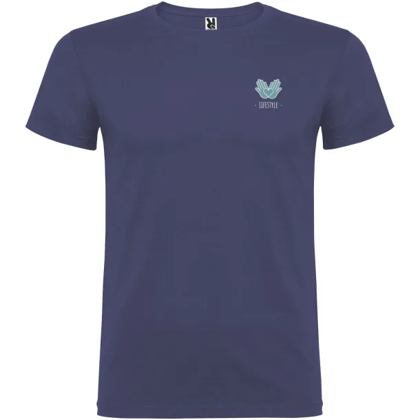 Beagle short sleeve kids t-shirt - Roly Blue Denim