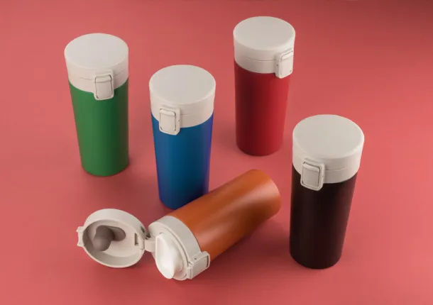 STAR termo putna šalica 350 ml - Bella+Canvas czerwony