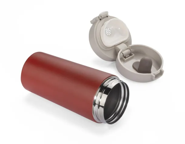 STAR Travel mug 350 ml - Bella+Canvas czerwony