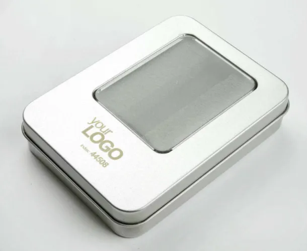  Large tin box for bigger USB flash drives (with inset)