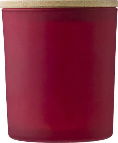 Matthew Glass candle  red