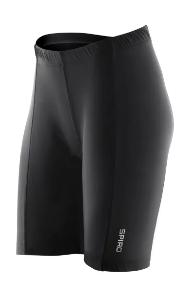  Ladies' Padded Bike Shorts - Spiro Black