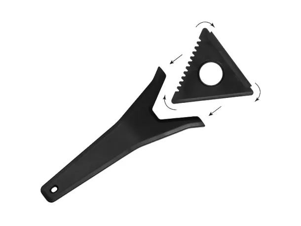 NORWAY 3 in 1 ice scraper Black