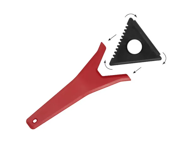 NORWAY 3 in 1 ice scraper Red