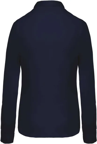  LADIES’ LONG-SLEEVED COTTON POPLIN SHIRT - Kariban Navy