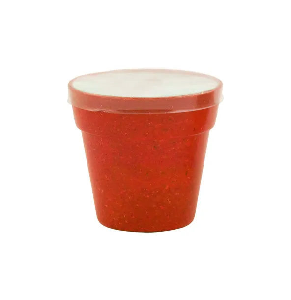 Petunia flower pot Red