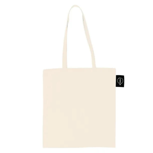  Organic cotton shopping bag B'RIGHT, 150 g/m2 beige