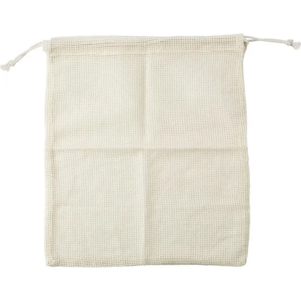  Organic cotton bag for fruit and vegetables neutral