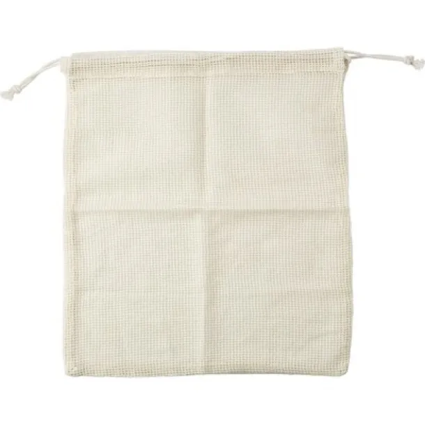  Organic cotton bag for fruit and vegetables neutral