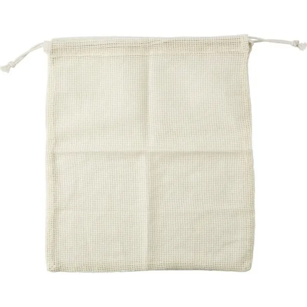  Organic cotton bag for fruit and vegetables neutral