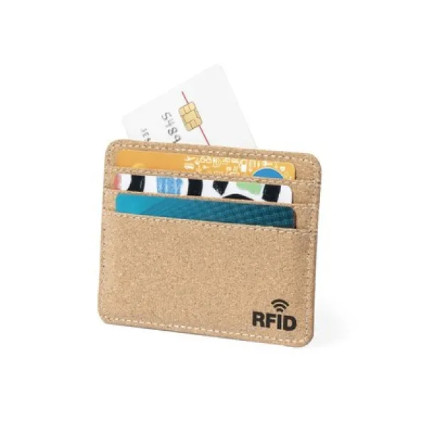  Cork credit card holder, RFID protection neutral