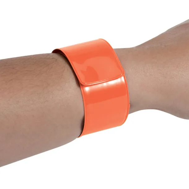 ENROLLO Reflective wrist strap Orange