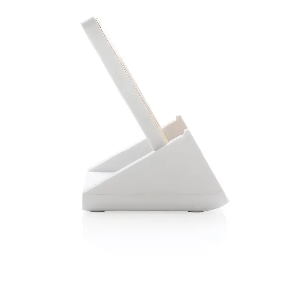  Ontario FSC® & RCS recycled plastic 10W stand - XD Xclusive White 