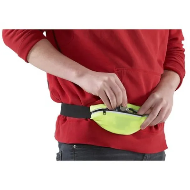  Water repellent waist bag yellow