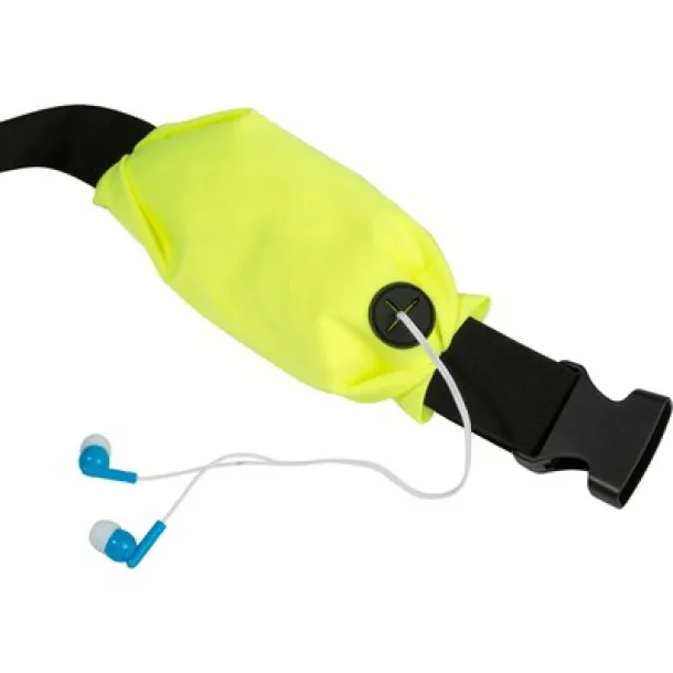  Water repellent waist bag yellow