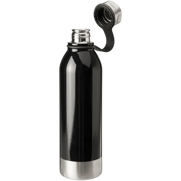 Perth 740 ml stainless steel sport bottle Solid black