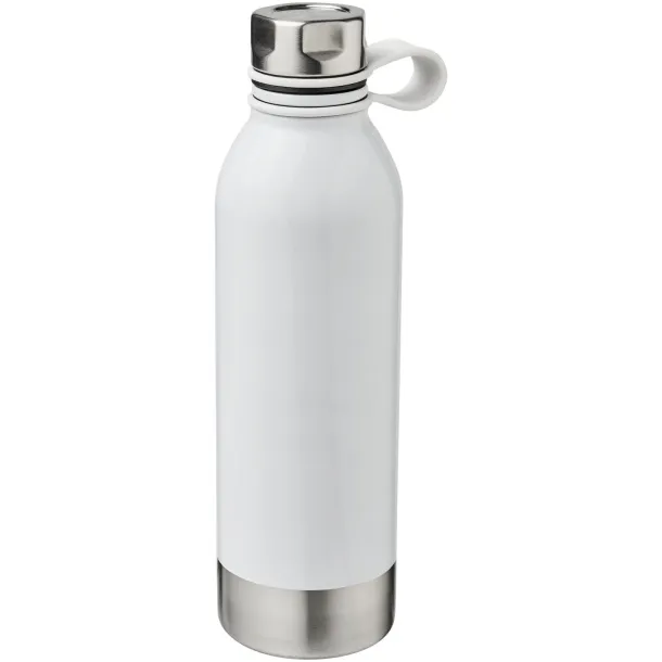 Perth 740 ml stainless steel sport bottle - Unbranded White