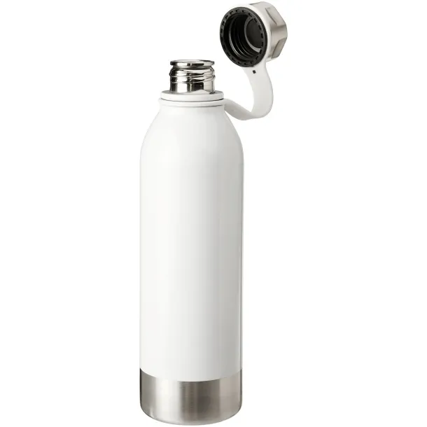 Perth 740 ml stainless steel sport bottle - Unbranded White