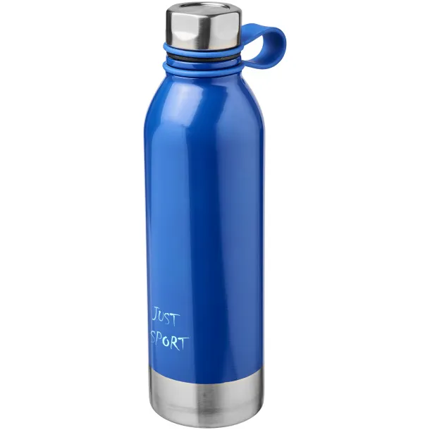 Perth 740 ml stainless steel sport bottle - Unbranded Blue