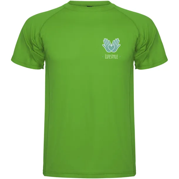 Montecarlo short sleeve men's sports t-shirt - Roly Fern green