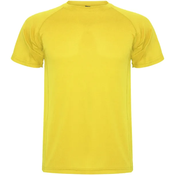 Montecarlo short sleeve men's sports t-shirt - Roly Yellow