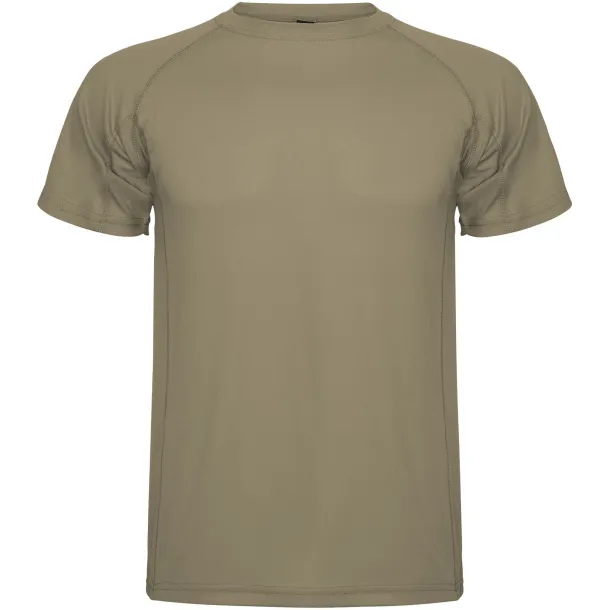 Montecarlo short sleeve men's sports t-shirt - Roly Dark Sand