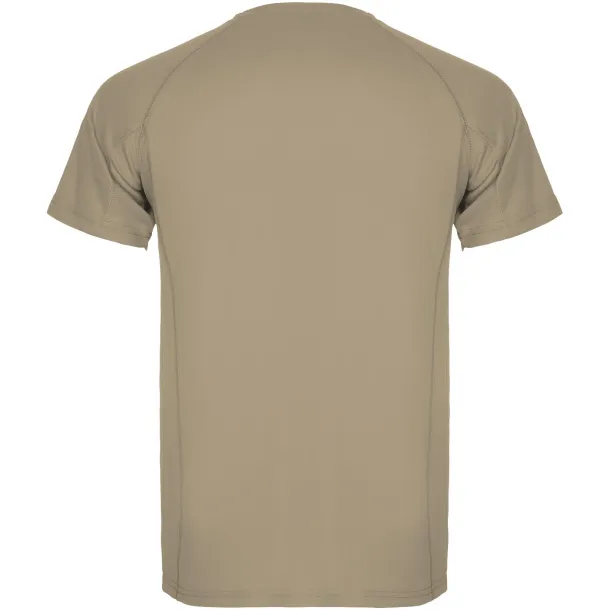 Montecarlo short sleeve men's sports t-shirt - Roly Dark Sand