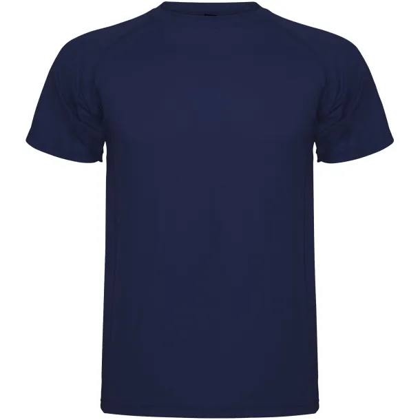 Montecarlo short sleeve men's sports t-shirt - Roly Mornarski plava