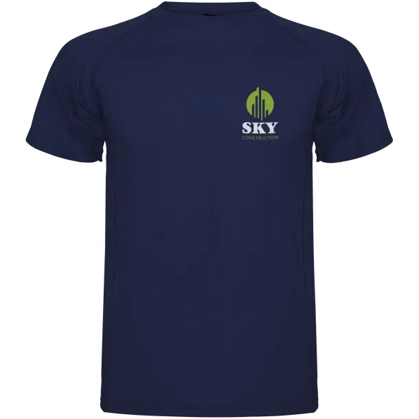 Montecarlo short sleeve men's sports t-shirt - Roly Navy Blue