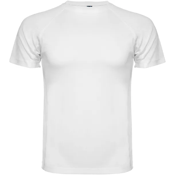 Montecarlo short sleeve men's sports t-shirt - Roly White