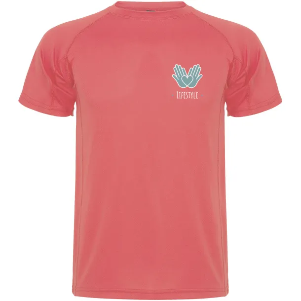 Montecarlo muška sportska majica kratkih rukava - Roly Fluor Coral