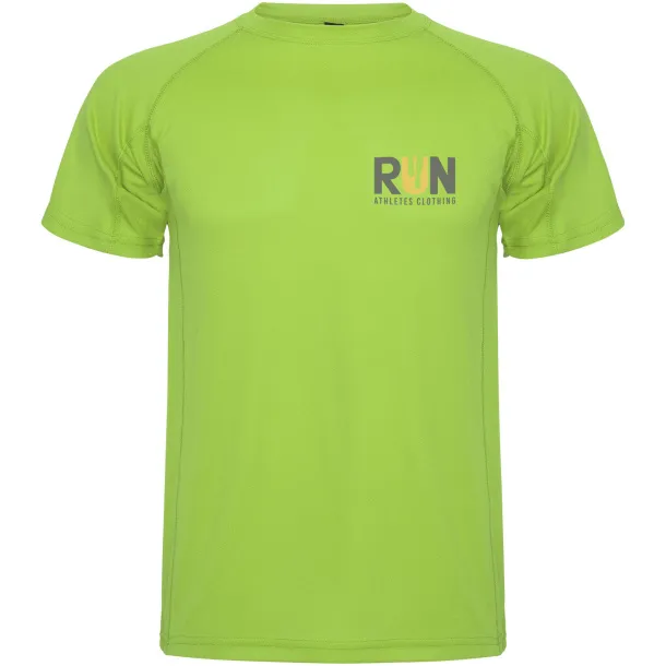 Montecarlo short sleeve men's sports t-shirt - Roly Lime