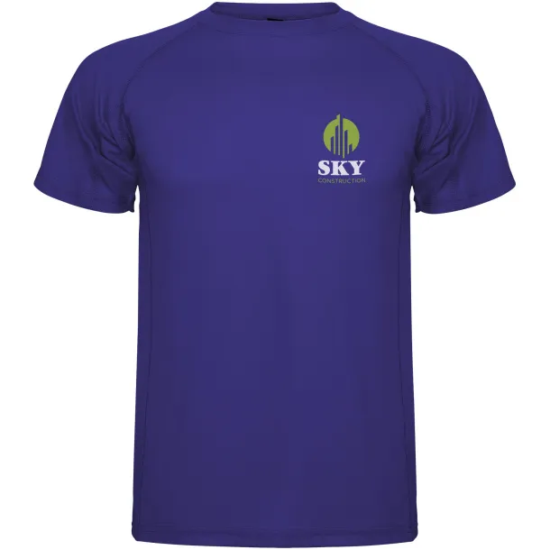 Montecarlo short sleeve men's sports t-shirt - Roly Mauve