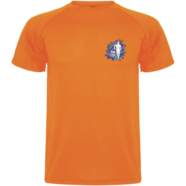 Montecarlo muška sportska majica kratkih rukava - Roly Fluor Orange