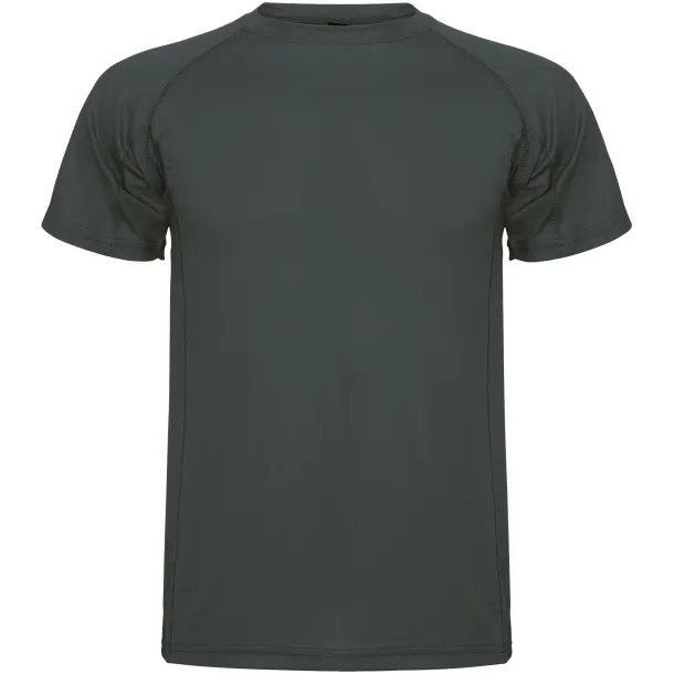Montecarlo short sleeve men's sports t-shirt - Roly Dark Lead