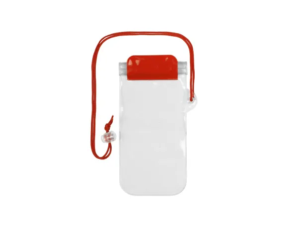 SCUBA phone pouch Red