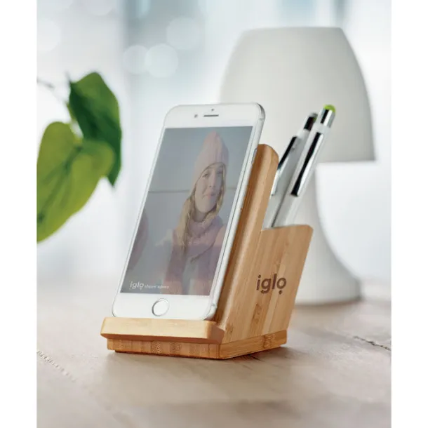 BAICOI Wireless charger penholder Wood