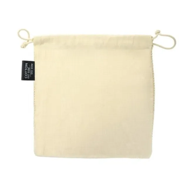  Cotton bag for fruit and vegetables B'RIGHT, small size beige