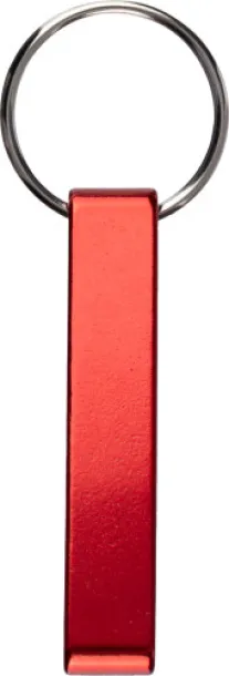 Anneliese Recycled aluminium key holder  Crvena