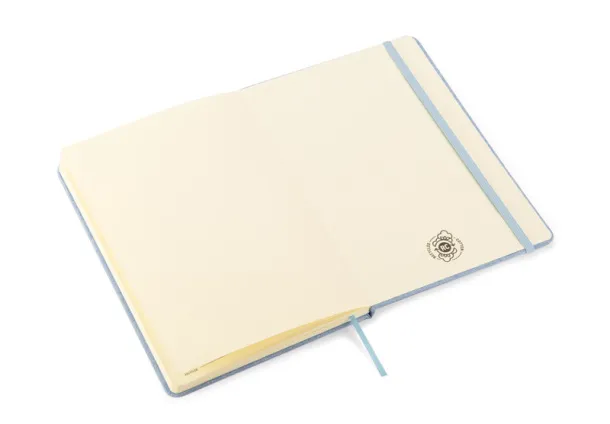 BIVELLO Recycled cotton notebook  A5 błękitny