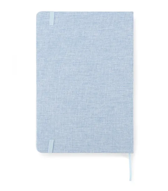BIVELLO Recycled cotton notebook  A5 błękitny