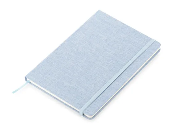BIVELLO Recycled cotton notebook  A5 błękitny