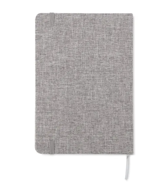 BIVELLO Recycled cotton notebook  A5 Siva
