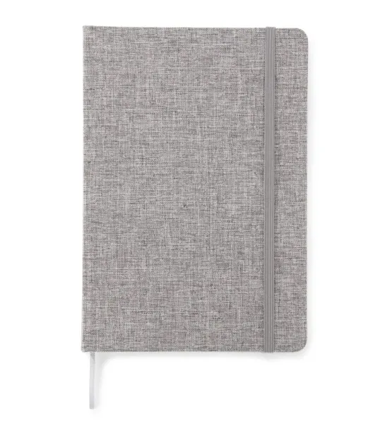 BIVELLO Recycled cotton notebook  A5 Siva