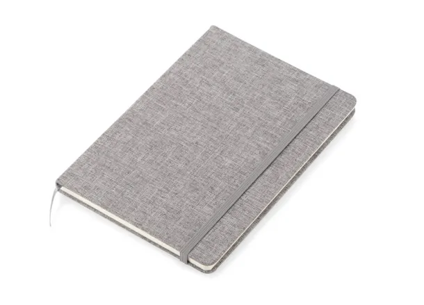 BIVELLO Recycled cotton notebook  A5 Siva