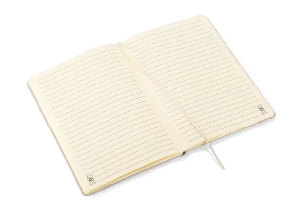BIVELLO Recycled cotton notebook  A5 Prirodna