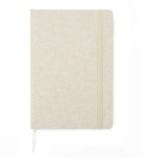 BIVELLO Recycled cotton notebook  A5 Prirodna