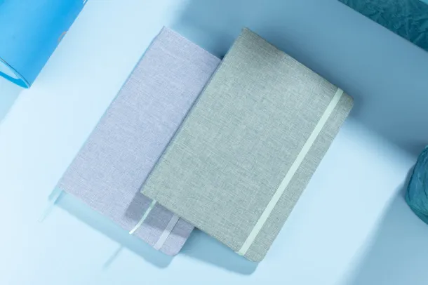 BIVELLO Recycled cotton notebook  A5 Zelena