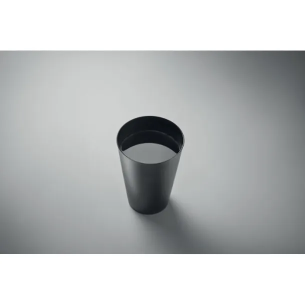 FESTA LARGE Frosted PP cup 300ml Black