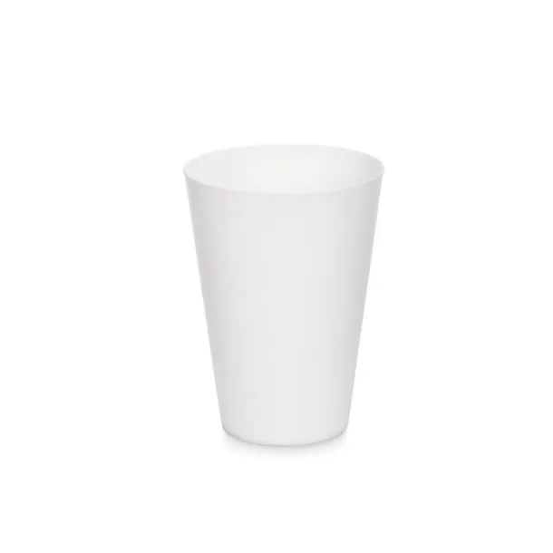 FESTA LARGE Frosted PP cup 300ml White